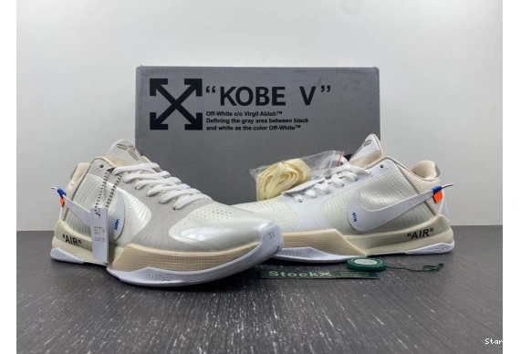 Nike Rice 5 Protro White  Undefeated DB4796-101 Kobe 0130